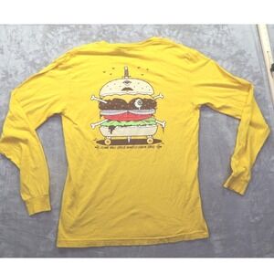 Santa Cruz Slime Balls Burger Balls Skate Wheels T-Shirt Men's Size M Rare